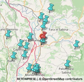 Mappa Via Pablo Neruda, 02032 Fara in Sabina RI, Italia (9.337)