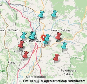 Mappa Via Pablo Neruda, 02032 Fara in Sabina RI, Italia (6.61733)