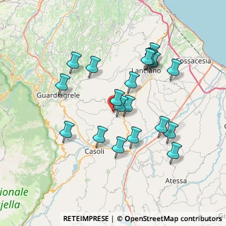 Mappa Via Cesqueglio, 66037 Sant'Eusanio del Sangro CH, Italia (7.322)