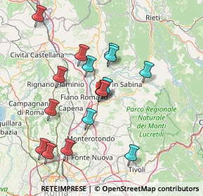 Mappa Via Giuseppe Rossetti, 02032 Fara in Sabina RI, Italia (15.05063)