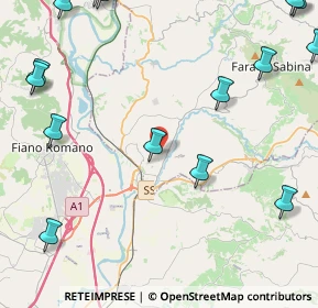 Mappa Via Giuseppe Rossetti, 02032 Fara in Sabina RI, Italia (6.79067)