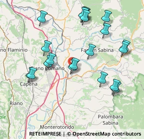 Mappa Via Giuseppe Rossetti, 02032 Fara in Sabina RI, Italia (8.7975)