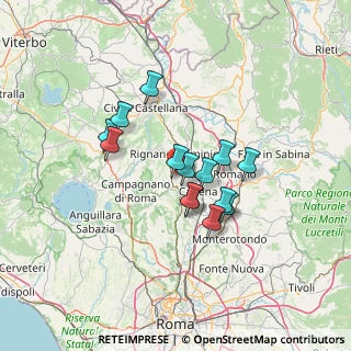 Mappa Via delle Azalee, 00068 Rignano Flaminio RM, Italia (10.91929)