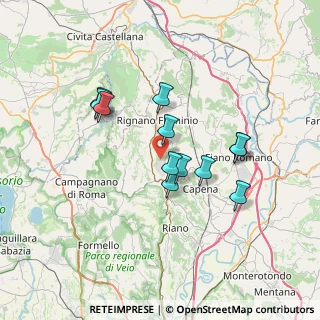 Mappa Via delle Azalee, 00068 Rignano Flaminio RM, Italia (6.27583)