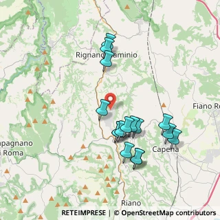 Mappa Via delle Azalee, 00068 Rignano Flaminio RM, Italia (3.83125)