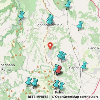 Mappa Via delle Azalee, 00068 Rignano Flaminio RM, Italia (5.846)