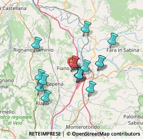 Mappa Via Galileo Galilei, 00065 Fiano Romano RM, Italia (6.12)