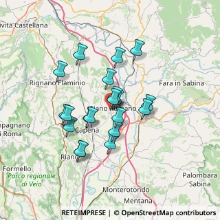 Mappa Via Galileo Galilei, 00065 Fiano Romano RM, Italia (6.0695)