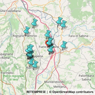 Mappa Via Giovanni Amendola, 00065 Fiano Romano RM, Italia (6.5595)