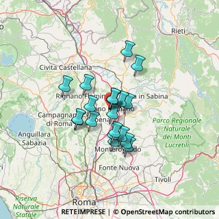 Mappa Via Giovanni Amendola, 00065 Fiano Romano RM, Italia (9.833)