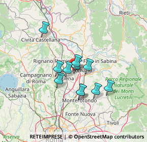 Mappa Via Galileo Galilei, 00065 Fiano Romano RM, Italia (10.20909)