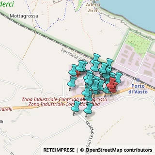 Mappa Via Don Pino Puglisi, 66054 Vasto CH, Italia (0.35172)
