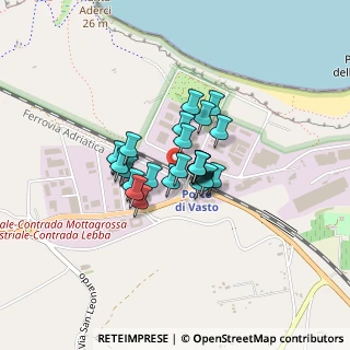 Mappa Via Martiri di Marcinelle, 66054 Vasto CH, Italia (0.26154)