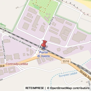 Mappa 66054 Zona Industriale Porto di Vasto CH, Italia, 66054 Vasto, Chieti (Abruzzo)