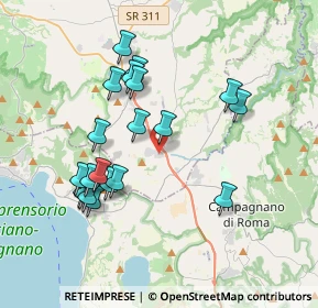 Mappa SS Cassia, 01036 Nepi VT, Italia (3.8485)