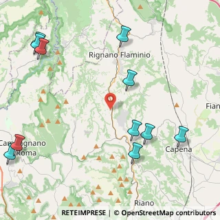 Mappa Via del Prataccio, 00068 Rignano Flaminio RM, Italia (6.05182)