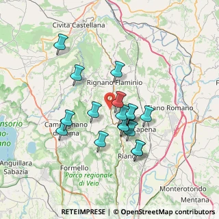 Mappa Via del Prataccio, 00068 Rignano Flaminio RM, Italia (6.30529)