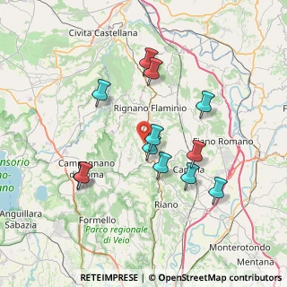 Mappa Via del Prataccio, 00068 Rignano Flaminio RM, Italia (7.2075)