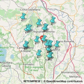 Mappa Via del Prataccio, 00068 Rignano Flaminio RM, Italia (6.31211)