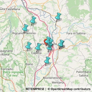 Mappa Via C. A. dalla Chiesa, 00065 Fiano Romano RM, Italia (5.95909)