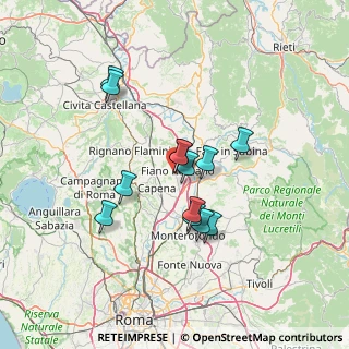 Mappa Via C. A. dalla Chiesa, 00065 Fiano Romano RM, Italia (11.68538)