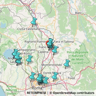 Mappa Via C. A. dalla Chiesa, 00065 Fiano Romano RM, Italia (20.2185)