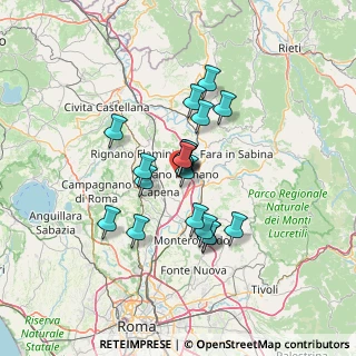 Mappa Via C. A. dalla Chiesa, 00065 Fiano Romano RM, Italia (10.64263)