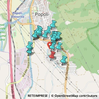 Mappa Via Roverella, 65026 Popoli PE, Italia (0.312)