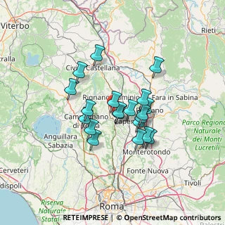 Mappa Via del Centauro, 00068 Rignano Flaminio RM, Italia (10.953)