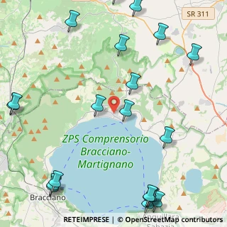 Mappa Via Vigna Rosa, 00069 Trevignano Romano RM, Italia (6.6775)