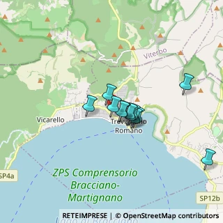 Mappa Via Vigna Rosa, 00069 Trevignano Romano RM, Italia (1.25)