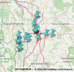 Mappa Via San Sebastiano snc, 00065 Fiano Romano RM, Italia (5.98125)