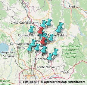 Mappa Via San Sebastiano snc, 00065 Fiano Romano RM, Italia (8.3325)