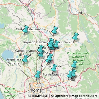 Mappa Via San Sebastiano snc, 00065 Fiano Romano RM, Italia (14.86444)