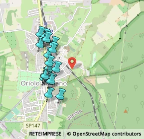 Mappa Via delle Cerase, 01010 Oriolo Romano VT, Italia (0.46)