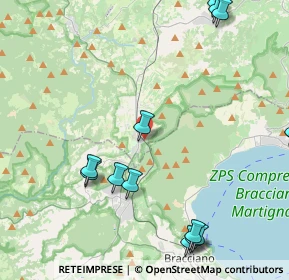 Mappa Via delle Cerase, 01010 Oriolo Romano VT, Italia (6.128)