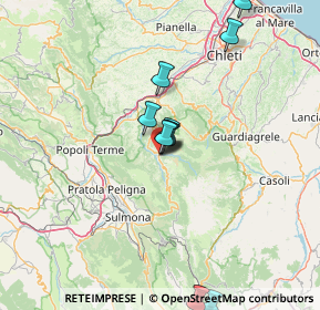 Mappa Via della Libertà, 65023 Caramanico Terme PE, Italia (18.5475)