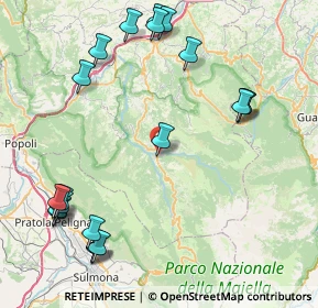 Mappa Via della Libertà, 65023 Caramanico Terme PE, Italia (11.0155)