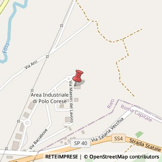 Mappa Via Maestri del Lavoro, 35, 02032 Fara in Sabina, Rieti (Lazio)