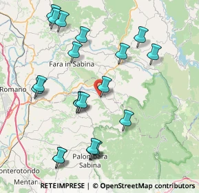 Mappa Via Aureli Stanislao, 00017 Nerola RM, Italia (9.1775)