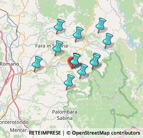 Mappa Via Aureli Stanislao, 00017 Nerola RM, Italia (5.45)