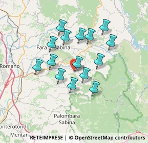 Mappa Via Aureli Stanislao, 00017 Nerola RM, Italia (6.18)