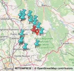 Mappa Via Aureli Stanislao, 00017 Nerola RM, Italia (13.73688)