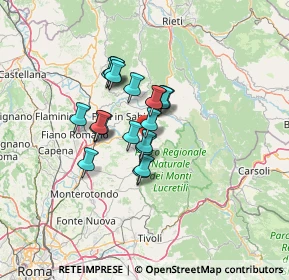 Mappa Via Aureli Stanislao, 00017 Nerola RM, Italia (9.4735)