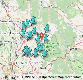Mappa Via Aureli Stanislao, 00017 Nerola RM, Italia (12.8905)