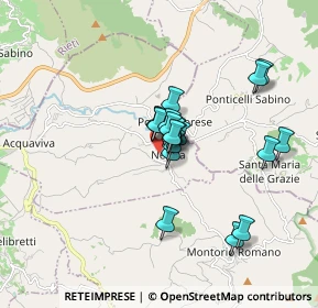 Mappa Via Aureli Stanislao, 00017 Nerola RM, Italia (1.239)