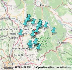 Mappa Piazza Roma, 00017 Nerola RM, Italia (10.3615)