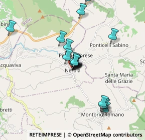 Mappa Piazza Roma, 00017 Nerola RM, Italia (1.867)