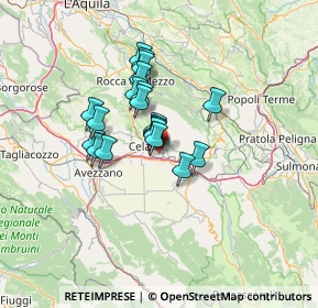Mappa 67041 Aielli AQ, Italia (9.9225)