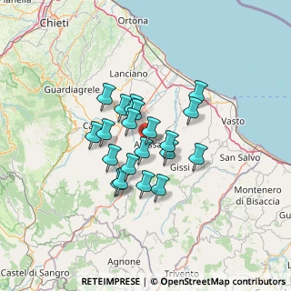 Mappa Via Luigi Cinalli, 66041 Atessa CH, Italia (10.228)
